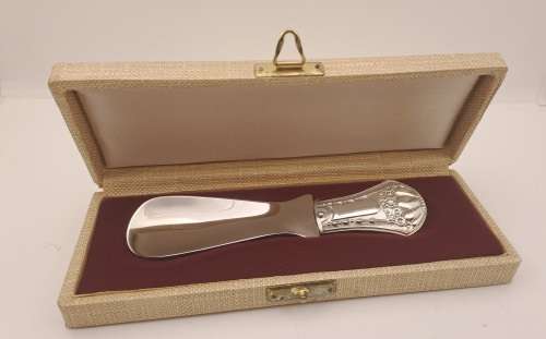 Antique Shoehorn with Silver Handle - Boxed