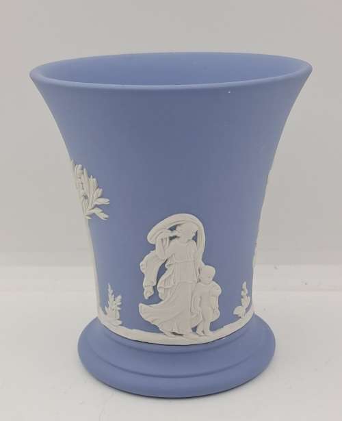 Vintage Wedgwood Jasper Vase 98x85mm