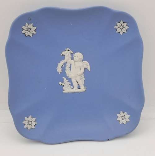 Vintage Wedgwood Jasper Tray 112x105mm