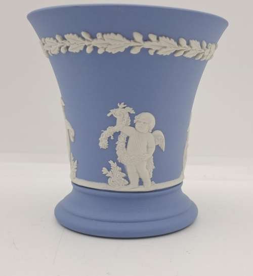 Vintage Wedgwood Jasper Vase 90x87mm