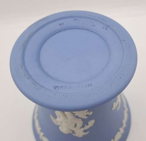 Vintage Wedgwood Jasper Vase 90x87mm