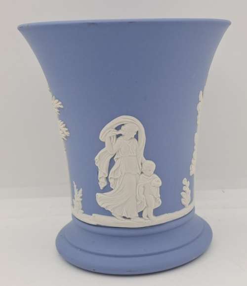 Collectable Vintage Wedgwood Jasper Vase 95x85mm