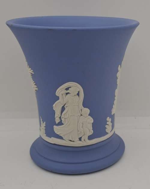 Collectable Vintage Wedgwood Jasper Vase 95x85mm