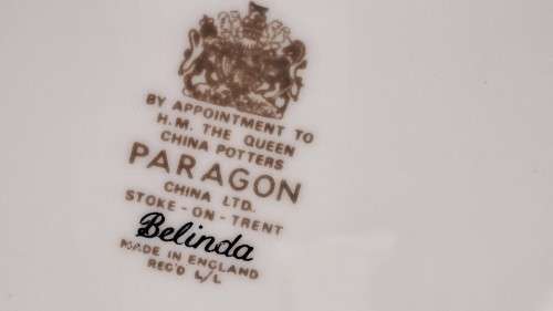 33pc Vintage Paragon BELINDA Stoke-on-Trent Tea set -By Appointment to the Queen
