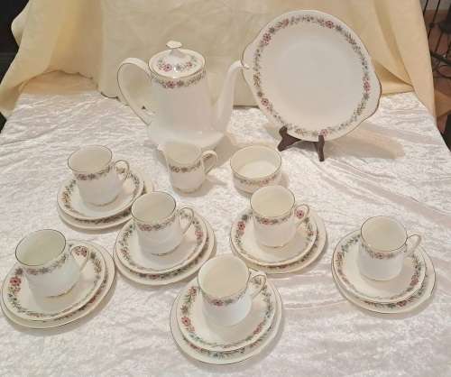 23pc Vintage Paragon BELINDA Stoke-on-Trent Coffee Set  -By Appointment to the Queen