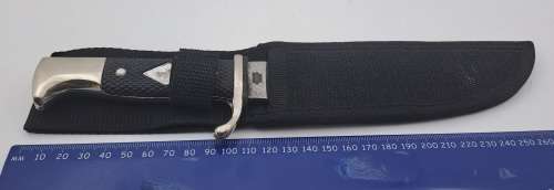 Vintage Solingen German Fixed blade Knife -in sheath (not the original sheath)