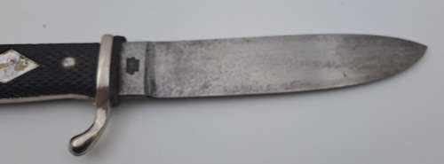 Vintage Solingen German Fixed blade Knife -in sheath (not the original sheath)