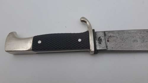 Vintage Solingen German Fixed blade Knife -in sheath (not the original sheath)