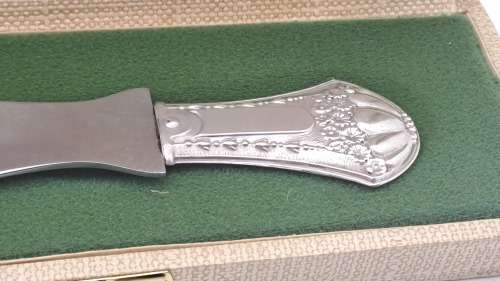 Antique Shoehorn with Silver Handle - Boxed