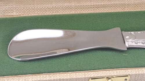 Antique Shoehorn with Silver Handle - Boxed