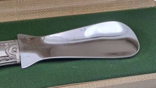 Antique Shoehorn with Silver Handle - Boxed