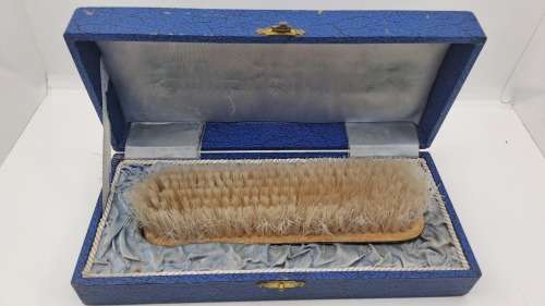 Antique Brush silver hallmarked  - Boxed (see condition)