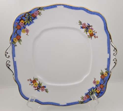 Antique 1920`s Royal Albert Lawleys Crown China  Cake Plate  -25cm x23,5cm