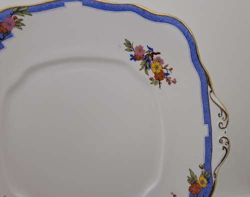 Antique 1920`s Royal Albert Lawleys Crown China  Cake Plate  -25cm x23,5cm