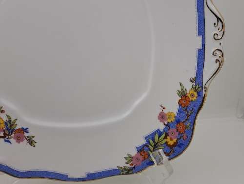 Antique 1920`s Royal Albert Lawleys Crown China  Cake Plate  -25cm x23,5cm