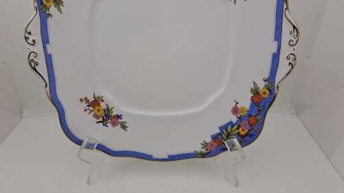 Antique 1920`s Royal Albert Lawleys Crown China  Cake Plate  -25cm x23,5cm