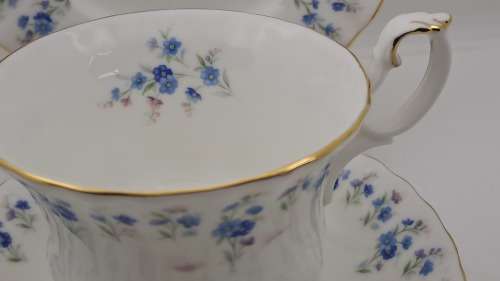 Vintage Royal Albert `Memory Lane` Bone China Trio - 12 available