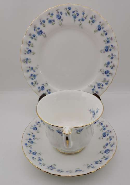 Vintage Royal Albert `Memory Lane` Bone China Trio - 12 available