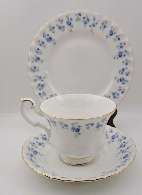 Vintage Royal Albert `Memory Lane` Bone China Trio - 12 available