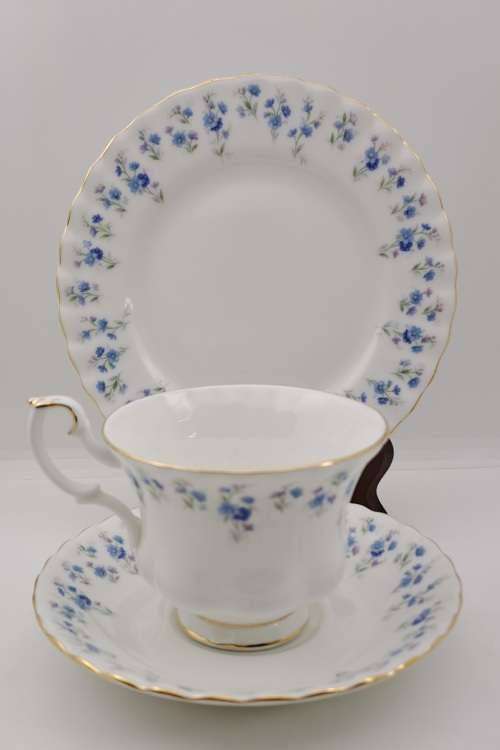 Vintage Royal Albert `Memory Lane` Bone China Trio - 12 available