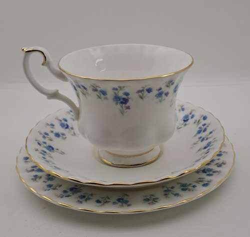 Vintage Royal Albert `Memory Lane` Bone China Trio - 12 available