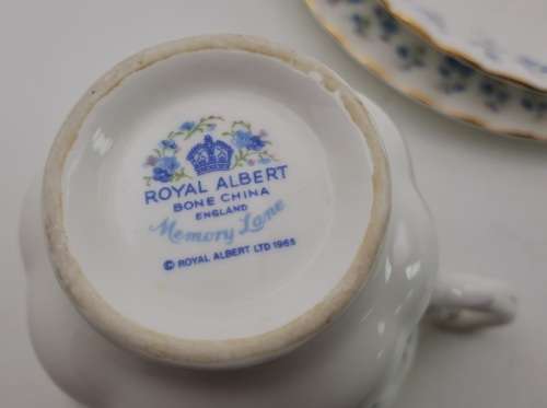 Vintage Royal Albert `Memory Lane` Bone China Trio - 12 available