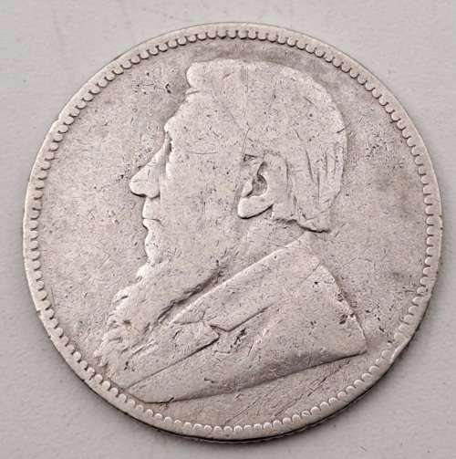 1894 Z.A.R  SILVER 1 Shillings Zuid Afrikaansche Republiek