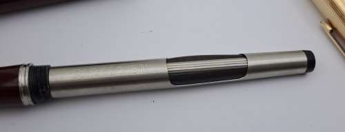 Vintage 1950`s Parker 51 Fountain pen with Squeeze Converter (engraved) INK TESTED