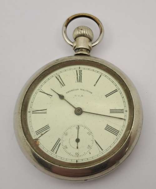 Antique American Waltham U.S.A Pocket Watch -NOT Working (for Spares or repairs)