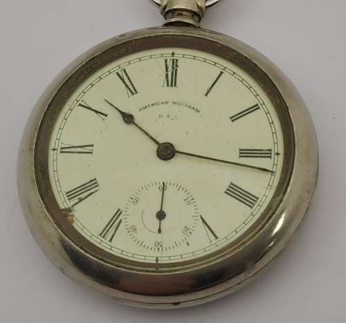 Antique American Waltham U.S.A Pocket Watch -NOT Working (for Spares or repairs)