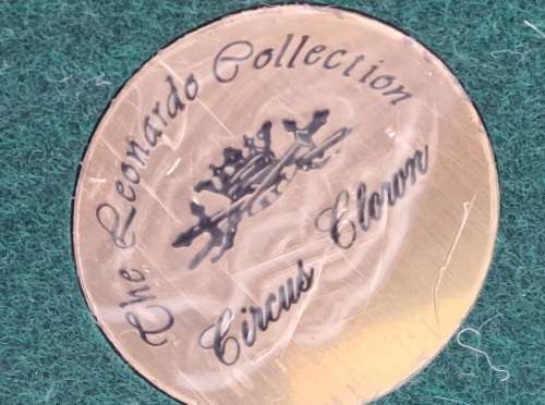 Vintage The Leonardo Collection - Circus Clown Figurine 26cm x13cm