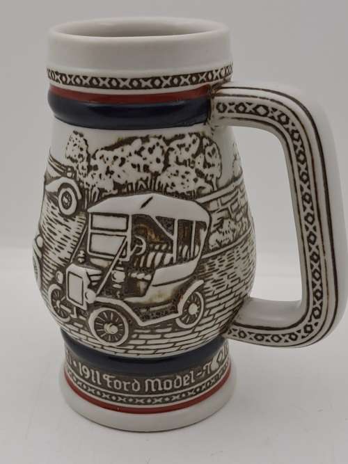 1982 Hand Crafted AVON Beer Stein Made In Brazil 11cmx10,5cmx7cm