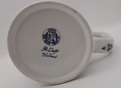 Vintage Delft Holland Hand made Mug Oude Molen Fabriek 12cmx15,5cmx10cm
