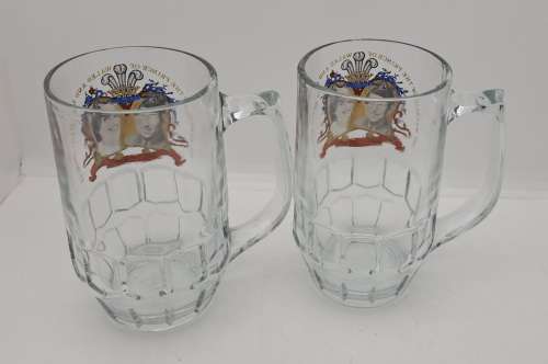 Vintage Royal Wedding 1981 Charles and Diana Mugs 110x115x65mm
