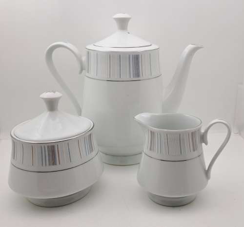 Vintage Porcelain Teapot ,Creamer and Sugar pot -Made in China