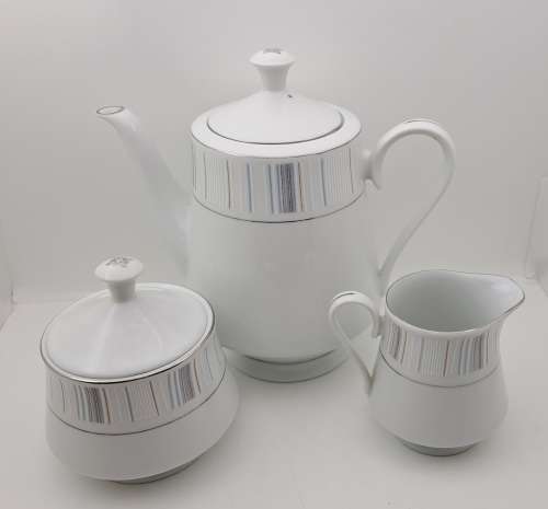 Vintage Porcelain Teapot ,Creamer and Sugar pot -Made in China