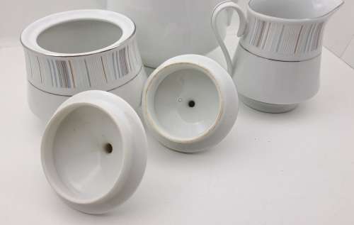 Vintage Porcelain Teapot ,Creamer and Sugar pot -Made in China