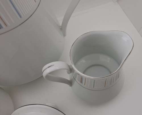 Vintage Porcelain Teapot ,Creamer and Sugar pot -Made in China