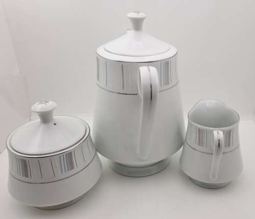 Vintage Porcelain Teapot ,Creamer and Sugar pot -Made in China