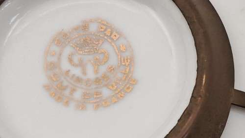 Miniature Antique edite par gout de ville limoges Plate - 63mm