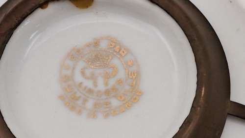 Miniature Antique edite par gout de ville limoges Plate - 63mm