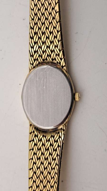 Pre-Owned Vintage Swiss OMEGA de Ville Quartz Gold Plated ladies watch - original strap-Working