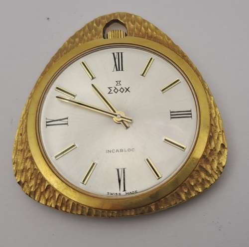 Pre-owned EDOX Swiss Made Incabloc Pentant  windup watch -Working