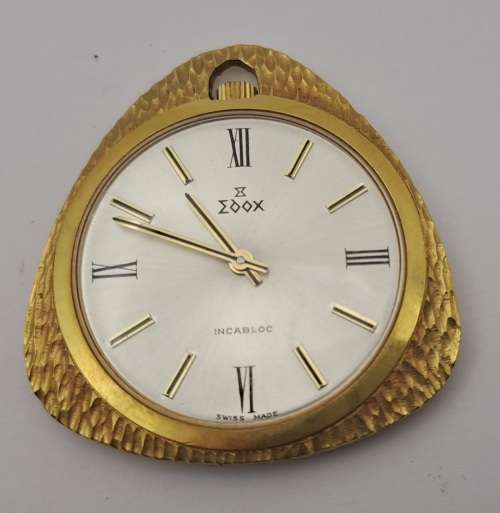 Pre-owned EDOX Swiss Made Incabloc Pentant  windup watch -Working