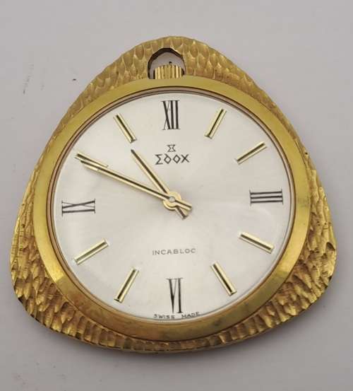 Pre-owned EDOX Swiss Made Incabloc Pentant  windup watch -Working