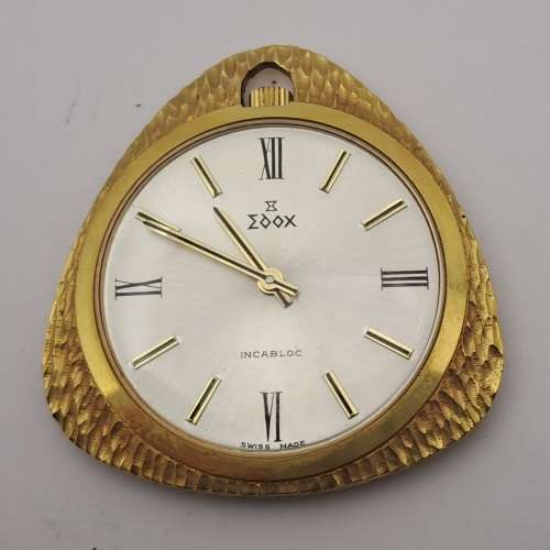 Pre-owned EDOX Swiss Made Incabloc Pentant  windup watch -Working