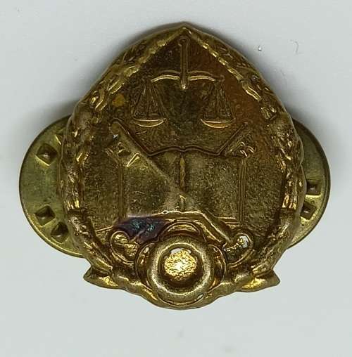 Vintage South Africa GDPS Prison Services Collar badge - Brass  22x17mm