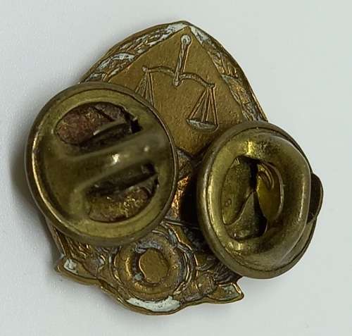 Vintage South Africa GDPS Prison Services Collar badge - Brass  22x17mm