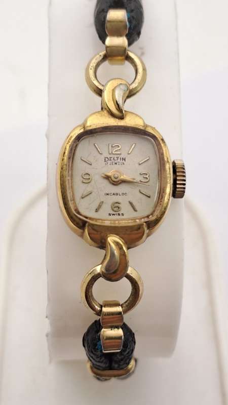 Women s Watches Vintage Ladies Delfin Incabloc Swiss watch 17 Jewels working Windup was listed for 0.00 on 4 Jul at 19 46 by kiepersol1 in Johannesburg ID 590014852