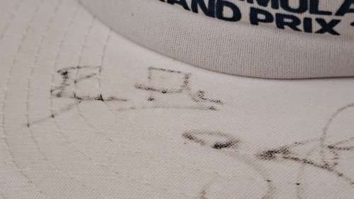 Signed 1993 Celebrity S.A Formula One Grand Prix Cap by Jonty Rhodes.Clive Rice and Bruce Fordyce-